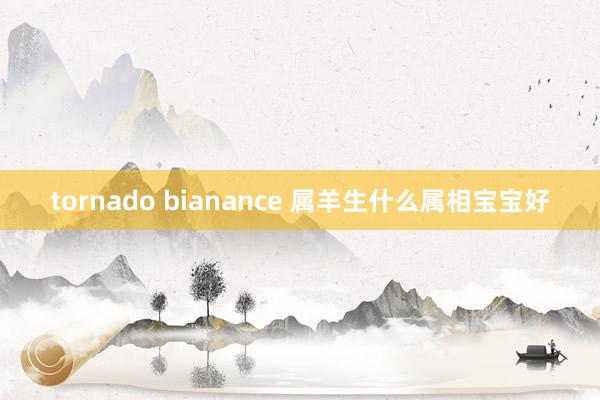 tornado bianance 属羊生什么属相宝宝好